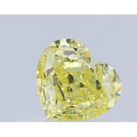 Diament o barwie fantazyjnej serce, 0.5ct, VS2, Fancy Intense Yellow, GIA 7432756942