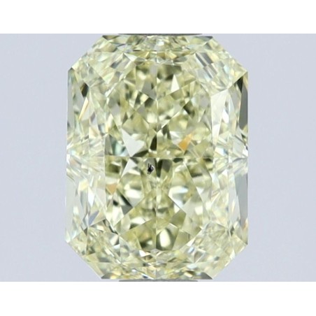 Diament o barwie fantazyjnej radiant, 1.51ct, SI1, Fancy Light Yellow, GIA 1525698218