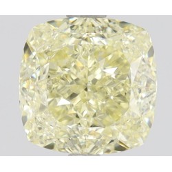 Diament o barwie fantazyjnej szlif poduszkowy brylantowy, 1.01ct, VVS2, Fancy Yellow, GIA 3495064225