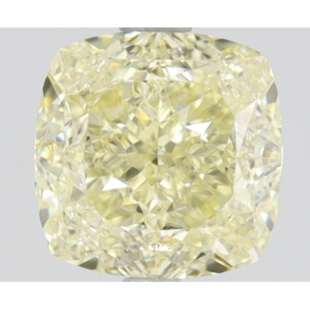 Diament o barwie fantazyjnej szlif poduszkowy brylantowy, 1.01ct, VVS2, Fancy Yellow, GIA 3495064225