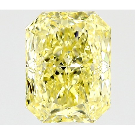 Diament o barwie fantazyjnej radiant, 0.9ct, SI2, Fancy Yellow, GIA 1527798575