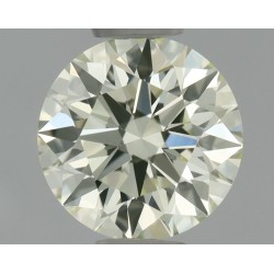 Diament o barwie fantazyjnej szlif okrągły, 0.5ct, VS1, Light Yellow Green Yellow, GIA 6455704263