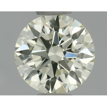 Diament o barwie fantazyjnej szlif okrągły, 0.5ct, VS1, Light Yellow Green Yellow, GIA 6455704263