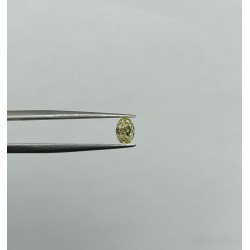 Diament o barwie fantazyjnej szlif owalny, 0.72ct, VS2, Yellow, IGI 702557931