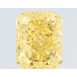 Diament o barwie fantazyjnej radiant, 1.37ct, VS1, Fancy Intense Yellow, GIA 7526851835