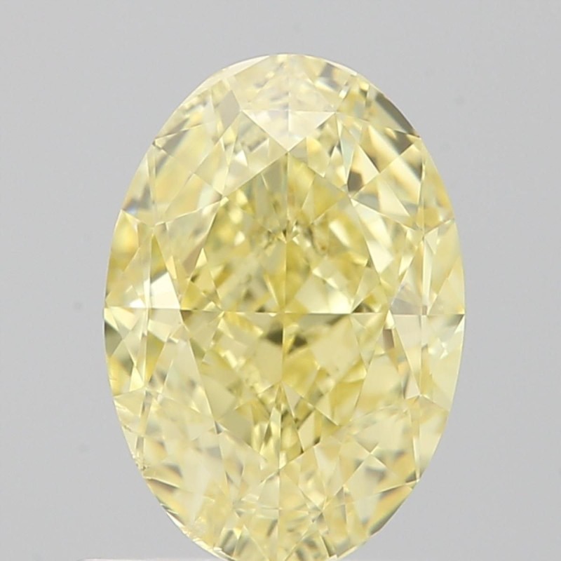 Diament o barwie fantazyjnej szlif owalny, 1.2ct, SI1, Fancy Intense  Yellow, GIA 6485050283
