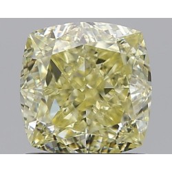 Diament o barwie fantazyjnej szlif poduszkowy brylantowy, 1.2ct, VVS2, Fancy Yellow, GIA 5476760230