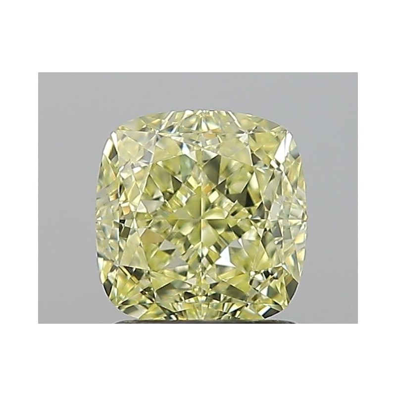Diament o barwie fantazyjnej szlif poduszkowy modyfikowany, 1.71ct, VVS2, Fancy Yellow, GIA 6234050397 Diament o barwie fantazyjnej szlif poduszkowy modyfikowany, 1.71ct, VVS2, Fancy Yellow, GIA 6234050397