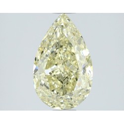 Diament o barwie fantazyjnej szlif gruszkowy, 1.51ct, SI1, Fancy Yellow, GIA 7526191682