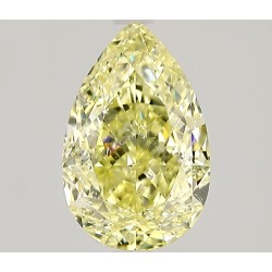 Diament o barwie fantazyjnej szlif gruszkowy, 1ct, SI2, Fancy Light Yellow, GIA 5526406302