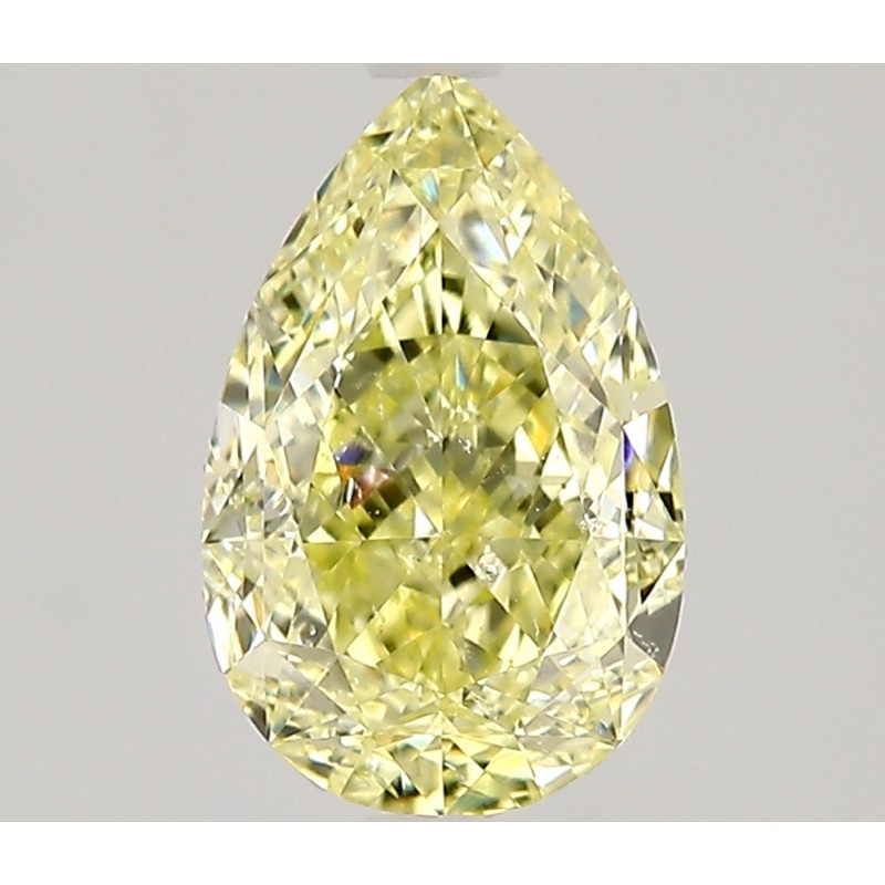 Diament o barwie fantazyjnej szlif gruszkowy, 1ct, SI2, Fancy Light Yellow, GIA 5526406302