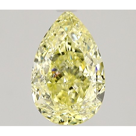 Diament o barwie fantazyjnej szlif gruszkowy, 1ct, SI2, Fancy Light Yellow, GIA 5526406302