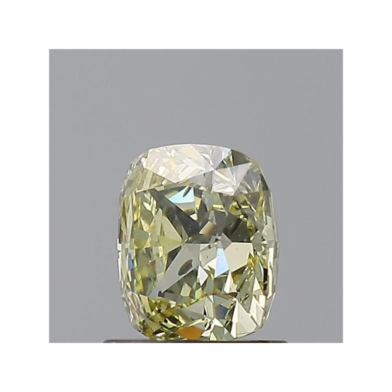 Diament o barwie fantazyjnej szlif poduszkowy brylantowy, 1.05ct, SI2, Fancy Yellow, GIA 5166307524