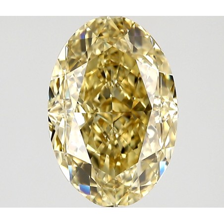 Diament o barwie fantazyjnej szlif owalny, 1.43ct, VS1, Fancy Yellow, GIA 6522935584