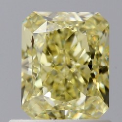 Diament o barwie fantazyjnej radiant, 1.01ct, VS2, Fancy Yellow, GIA 7461581271