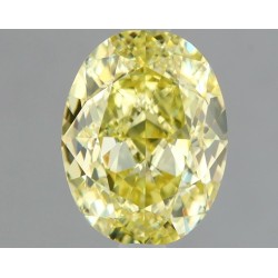 Diament o barwie fantazyjnej szlif owalny, 1.09ct, VVS1, Fancy  Yellow, GIA 6451684428
