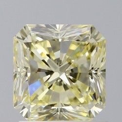 Diament o barwie fantazyjnej radiant, 1.14ct, VS2, Fancy Light Yellow, GIA 3395451978