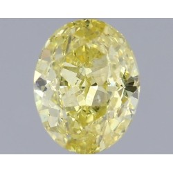 Diament o barwie fantazyjnej szlif owalny, 0.72ct, SI2, Fancy Intense  Yellow, GIA 5176244551