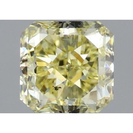 Diament o barwie fantazyjnej szlif radiant kwadratowy, 1.01ct, SI2, Fancy Yellow, GIA 6491416074