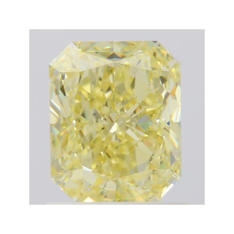 Diament o barwie fantazyjnej radiant, 1.08ct, VVS2, Fancy Light Yellow, GIA 2506404717