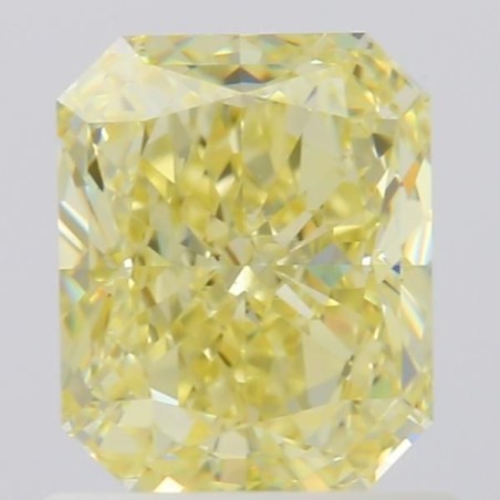 Diament o barwie fantazyjnej radiant, 1.08ct, VVS2, Fancy Light Yellow, GIA 2506404717