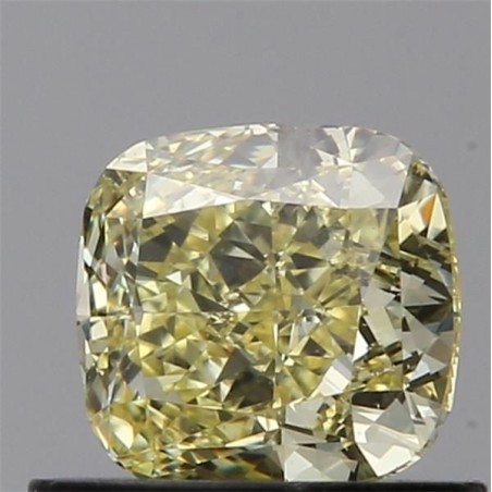 Diament o barwie fantazyjnej szlif poduszkowy brylantowy, 0.71ct, VS2, Fancy  Yellow, GIA 6425801396