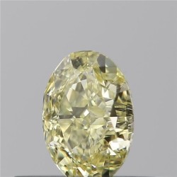 Diament o barwie fantazyjnej szlif owalny, 0.41ct, VS1, Fancy  Yellow, GIA 7451202176
