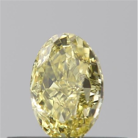 Diament o barwie fantazyjnej szlif owalny, 0.44ct, VS2, Fancy Intense  Yellow, GIA 6451195898