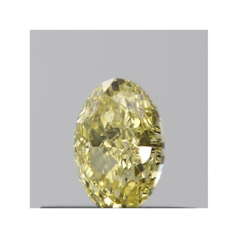 Diament o barwie fantazyjnej szlif owalny, 0.4ct, SI1, Fancy Intense  Yellow, GIA 3455202370