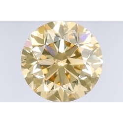 Diament o barwie fantazyjnej szlif okrągły, 0.51ct, VS1, Fancy Brownish Yellow, GIA 2235335897