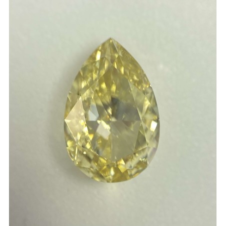 Diament o barwie fantazyjnej szlif gruszkowy, 1.5ct, SI1, Fancy Intense  Yellow, GIA 5191431871