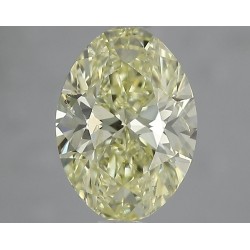 Diament o barwie fantazyjnej szlif owalny, 1.01ct, SI1, Fancy Yellow, GIA 6492274402