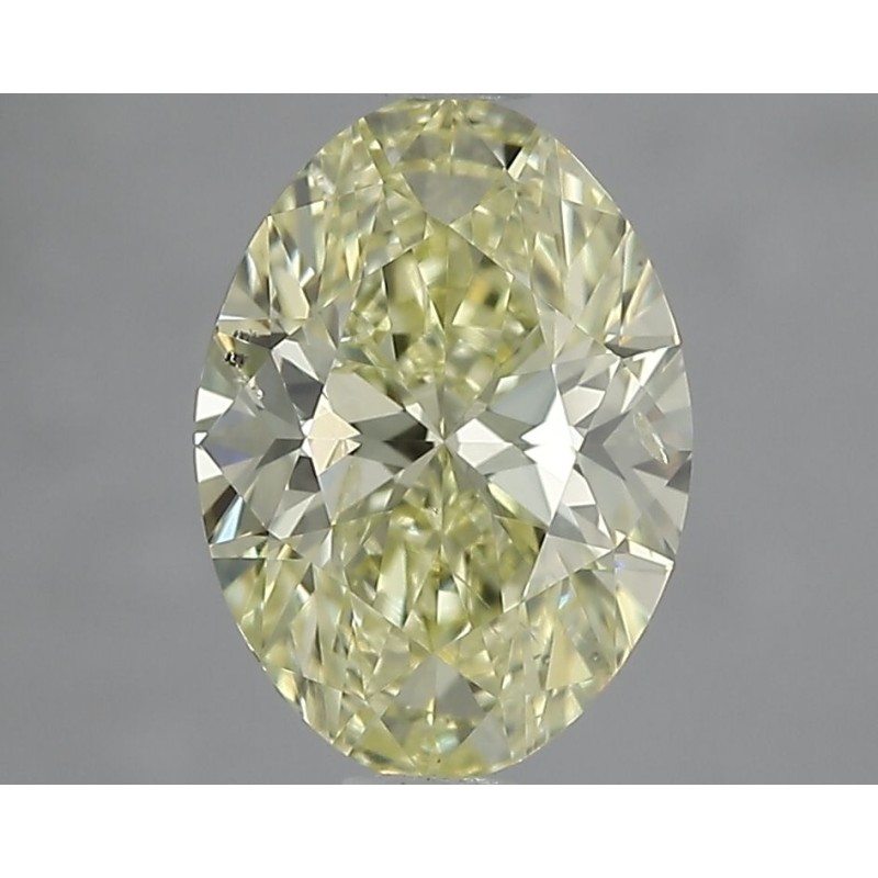 Diament o barwie fantazyjnej szlif owalny, 1.01ct, SI1, Fancy Yellow, GIA 6492274402