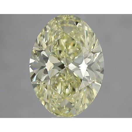Diament o barwie fantazyjnej szlif owalny, 1.01ct, SI1, Fancy Yellow, GIA 6492274402