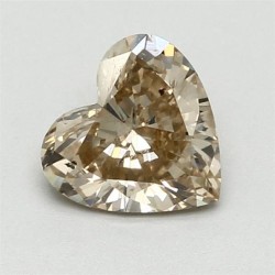 Diament o barwie fantazyjnej serce, 1.15ct, SI2, Fancy Light Yellow Brown, GIA 2125448696