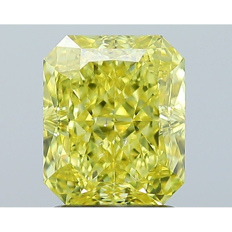 Diament o barwie fantazyjnej radiant, 2ct, SI2, Fancy Yellow, GIA 2526955776 Diament o barwie fantazyjnej radiant, 2ct, SI2, Fancy Yellow, GIA 2526955776