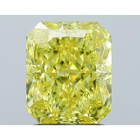 Diament o barwie fantazyjnej radiant, 2ct, SI2, Fancy Yellow, GIA 2526955776