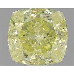 Diament o barwie fantazyjnej szlif poduszkowy modyfikowany, 1.19ct, VS1, Fancy Yellow, GIA 6462601149