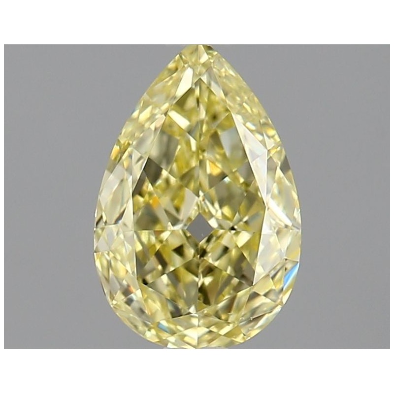 Diament o barwie fantazyjnej szlif gruszkowy, 1.02ct, SI1, Fancy Yellow, GIA 5513346958