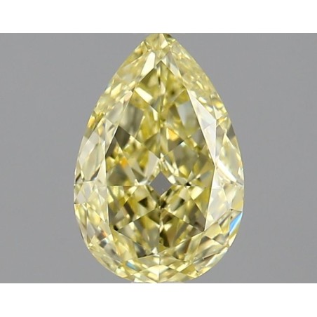 Diament o barwie fantazyjnej szlif gruszkowy, 1.02ct, SI1, Fancy Yellow, GIA 5513346958