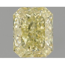 Diament o barwie fantazyjnej radiant, 1.07ct, VVS2, Fancy Light Yellow, GIA 7498085311
