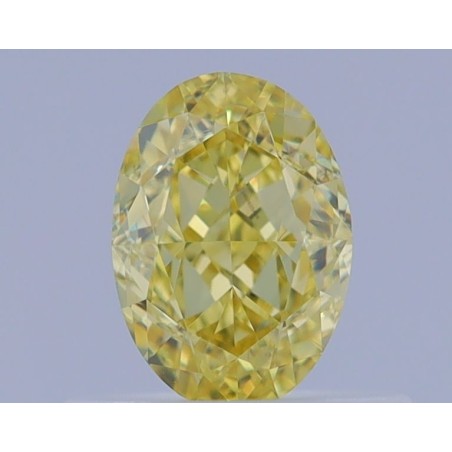 Diament o barwie fantazyjnej szlif owalny, 0.58ct, VVS1, Fancy Intense Yellow, GIA 2457625469