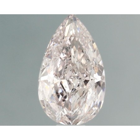 Diament o barwie fantazyjnej szlif gruszkowy, 0.59ct, VVS2, Fancy Pink Brown, GIA 6425373213