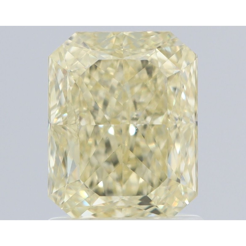 Diament o barwie fantazyjnej radiant, 1.57ct, VS2, Fancy Light Yellow, GIA 1497778701
