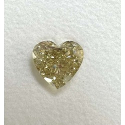Diament o barwie fantazyjnej serce, 1.4ct, VS1, Fancy Brownish Yellow, GIA 6227426505
