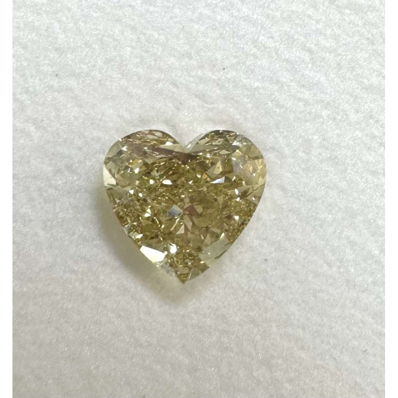 Diament o barwie fantazyjnej serce, 1.4ct, VS1, Fancy Brownish Yellow, GIA 6227426505
