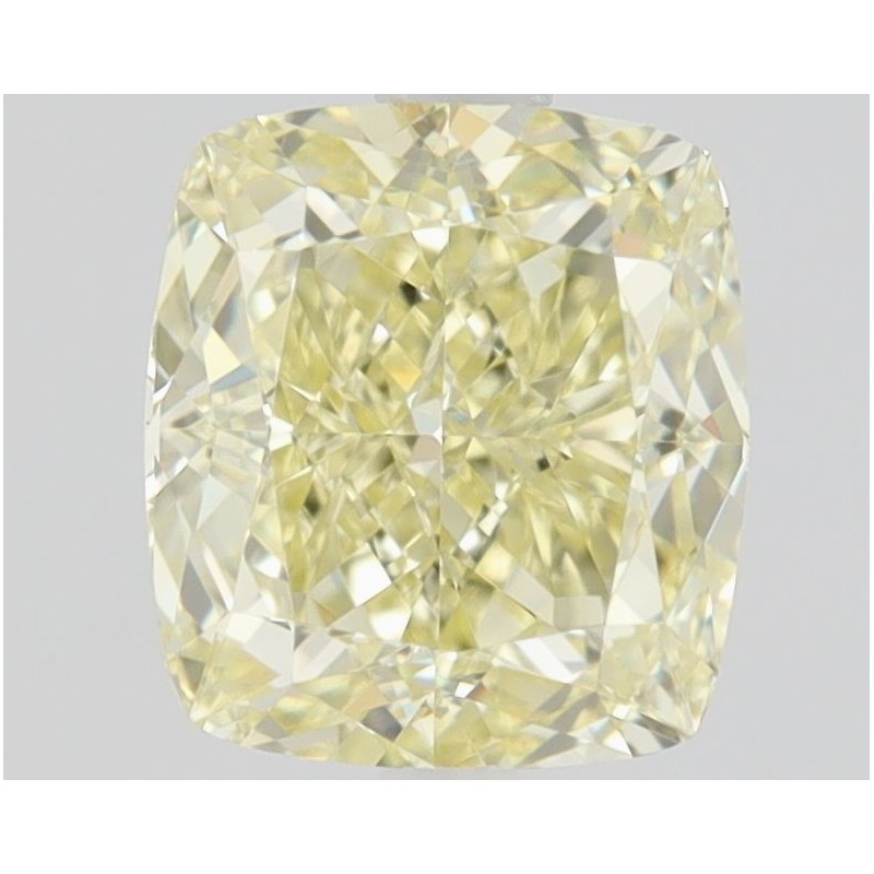 Diament o barwie fantazyjnej szlif poduszkowy brylantowy, 1ct, VS1, Fancy  Yellow, GIA 6491079093