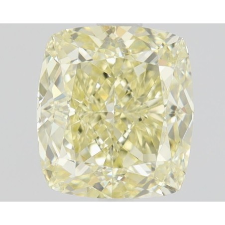 Diament o barwie fantazyjnej szlif poduszkowy brylantowy, 1ct, VS1, Fancy  Yellow, GIA 6491079093