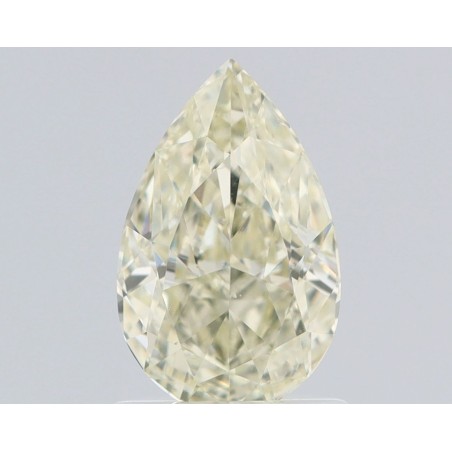 Diament o barwie fantazyjnej szlif gruszkowy, 1.06ct, VS2, Light Greenish Yellow, GIA 6237401575