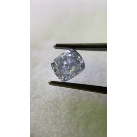 Diament o barwie fantazyjnej szlif poduszkowy modyfikowany, 0.52ct, SI2, Fancy Grayish Blue, GIA 6451661009
